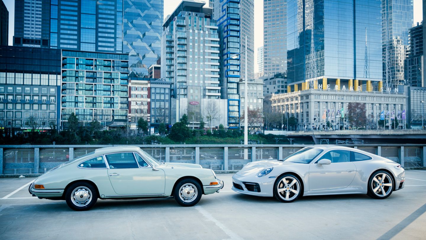 911 von 1965, 911 Carrera S, Melbourne, Australien, 2020, Porsche AG